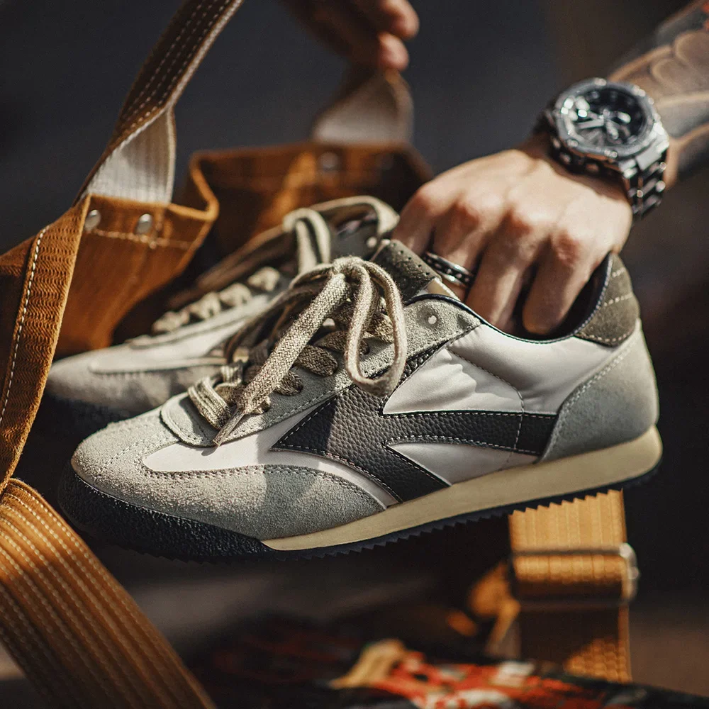 Zapatos Maden para hombre serie Discovery Retro para correr primavera Casual transpirable zapatillas bajas suela gruesa zapatos de entrenamiento alemanes
