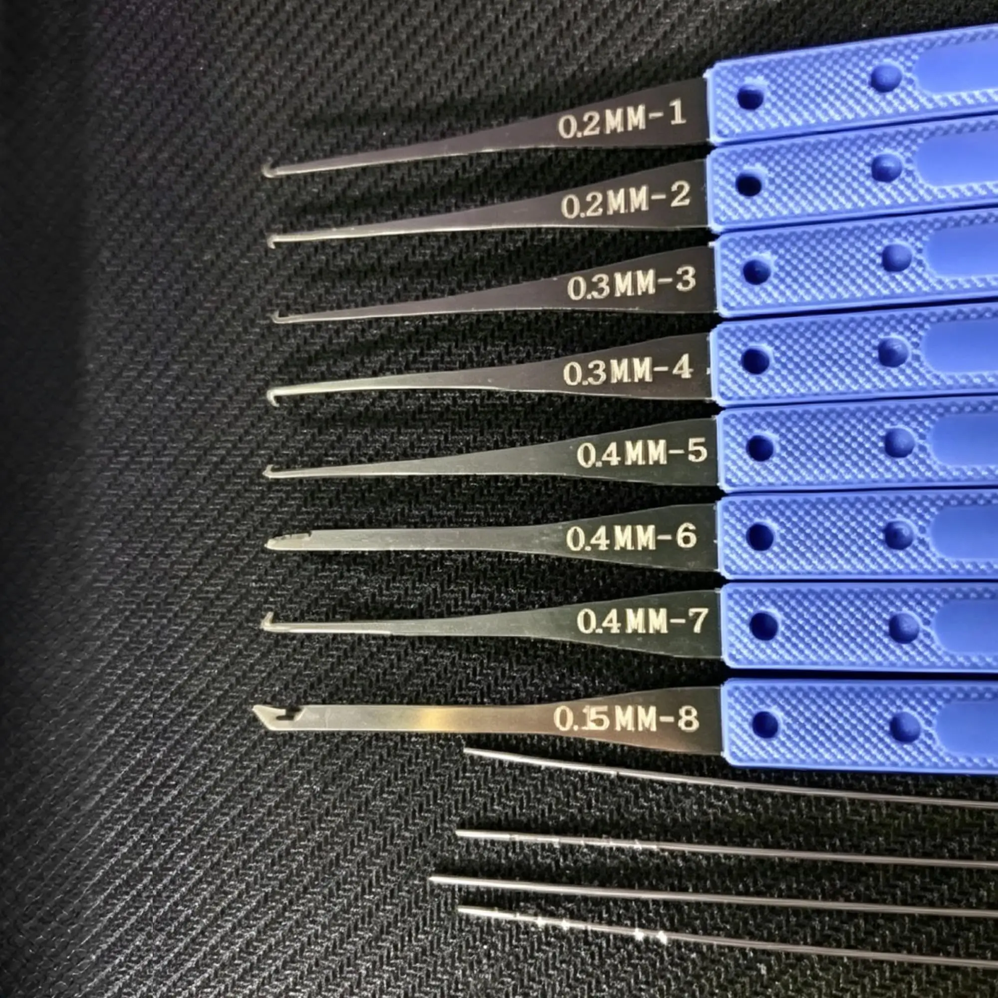 Juego de extractores de llaves profesionales de 12 piezas, kit de herramientas de gancho para extraer llaves de acero inoxidable para reparación de puertas y candados del hogar