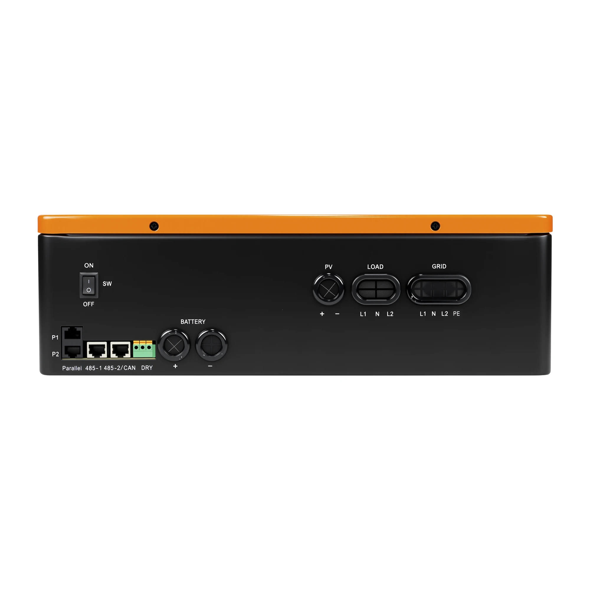 Inversor Solar de Fase Dividida PowMr 8KW 12.5KW DC 48V a 120V 240V AC con Cargador Solar MPPT, Onda Sinusoidal Pura, Inversor Fuera de Red para Hogar, Compatible con Baterías de Litio