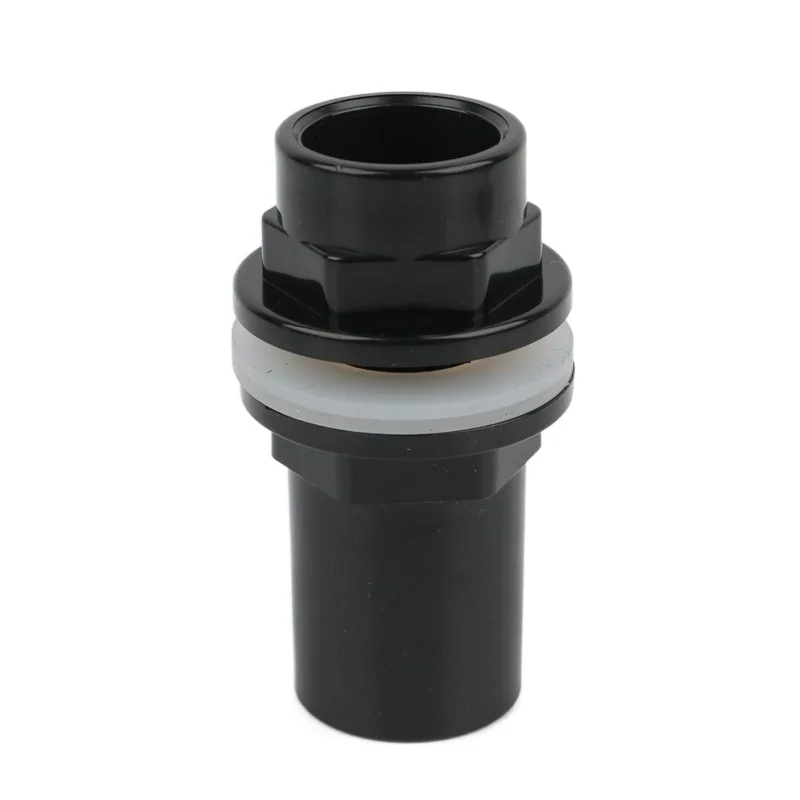 Conector de tanque de agua de PVC, accesorios de tubería de agua para acuario, tubo de riego de jardín, ID 20/25/32/40/50mm, 1 ud.
