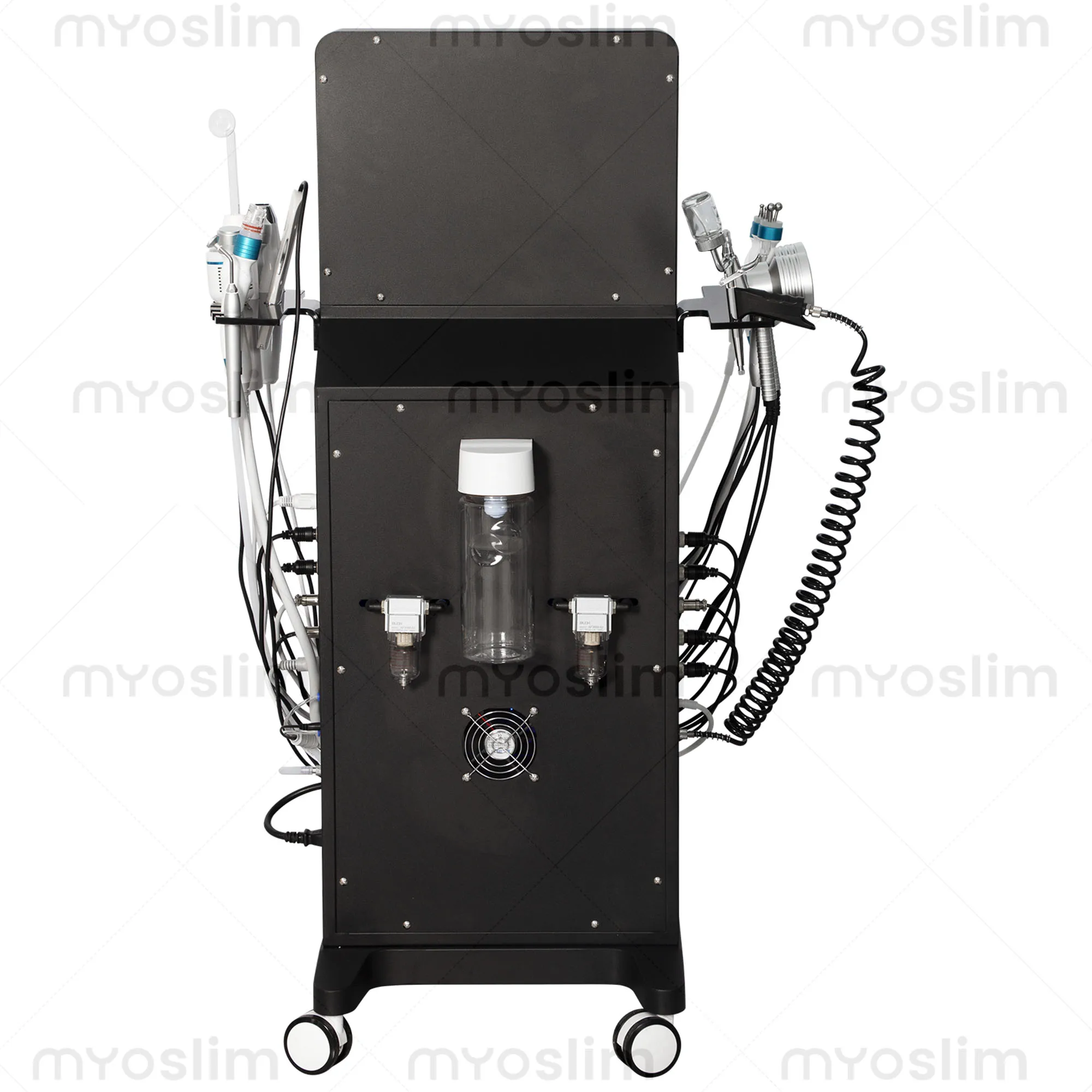 Máquina Facial de Hidrodermoabrasión 14 en 1+ con Analizador de Piel para una Limpieza Profunda, Hidratación y Reafirmación de la Piel