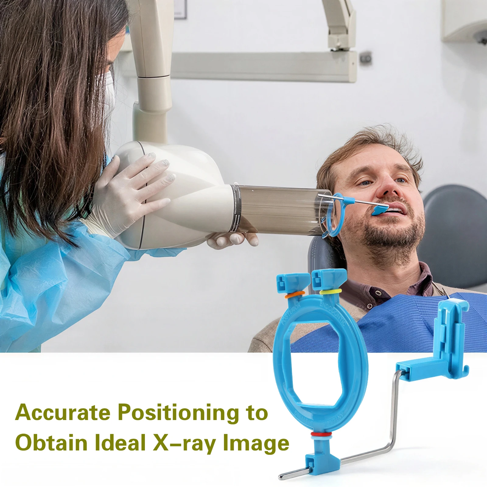 Posicionador de Rayos X Dental, Sensor de Rayos X Digital, Soporte para Película, Sistema de Posicionamiento Completo 2.0