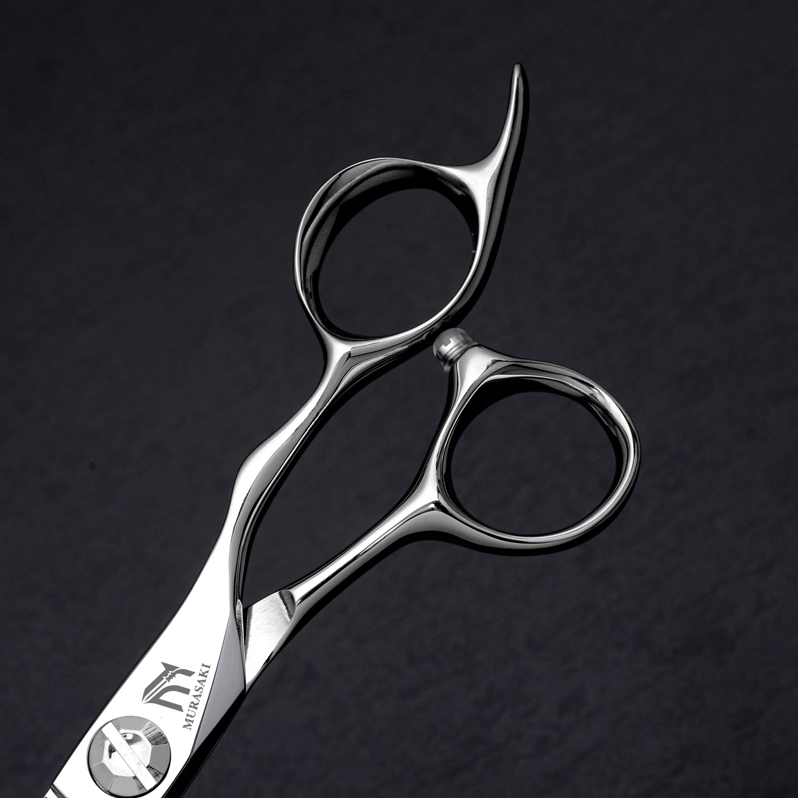Tijeras de Peluquería de Primera Calidad MURASAKI, Tijeras de Barbero de 5.7-6.3-6.8 Pulgadas, Fabricadas con Acero Cobalto CNC y VG10, Afiladas y Duraderas