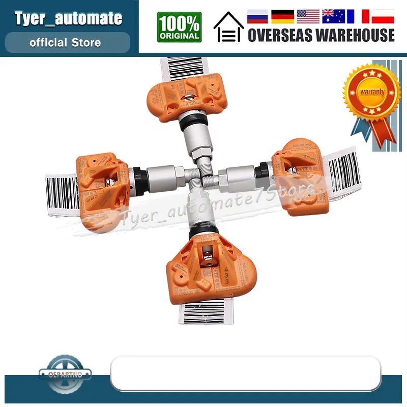 4 piezas 433 Mhz 5Q 0907275 Sensor de supervisión de presión de neumáticos F para Audi RS3 SKODA Kodiaq PORSCHE 718 VW Arteon Golf Eos Magotan Jetta