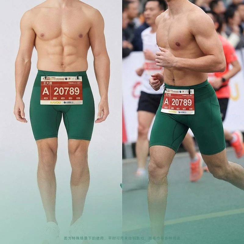 Pantalones Cortos Deportivos para Hombre, Ropa de Fitness, Pantalones Cortos de Compresión para Gimnasio, Pantalones Deportivos con Múltiples Bolsillos para Hombre, Ropa Deportiva, Pantalones Deportivos para Crossfit