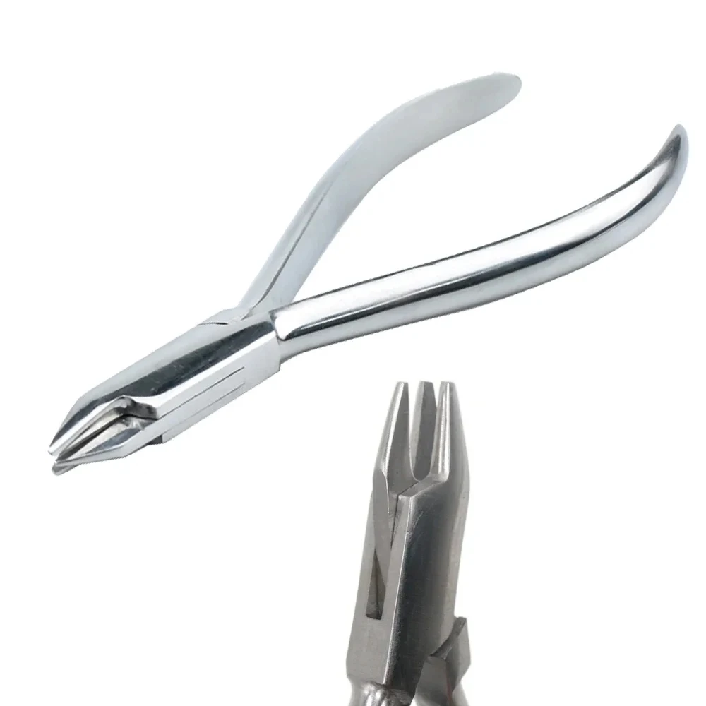 Alicates de ortodoncia Dental JUMTOP, alicates de tres puntas y tres mandíbulas para dar forma y doblar alambre de acero, herramienta de operación de odontología