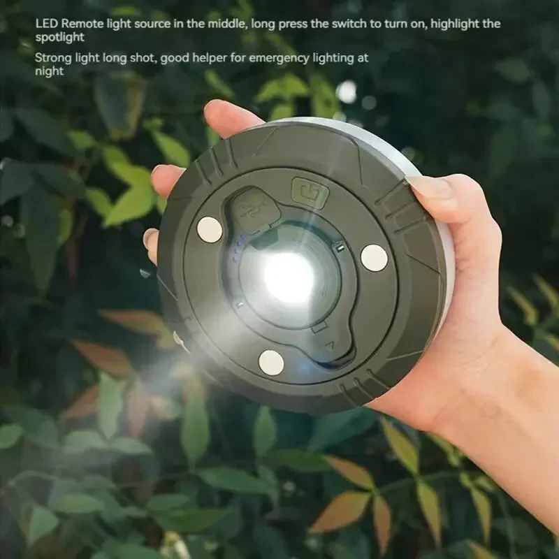 Lámpara LED de Camping de 10M de longitud, tira de atmósfera, cinturón de luz reciclable impermeable, lámpara de decoración de jardín al aire libre para tienda de campaña y habitación