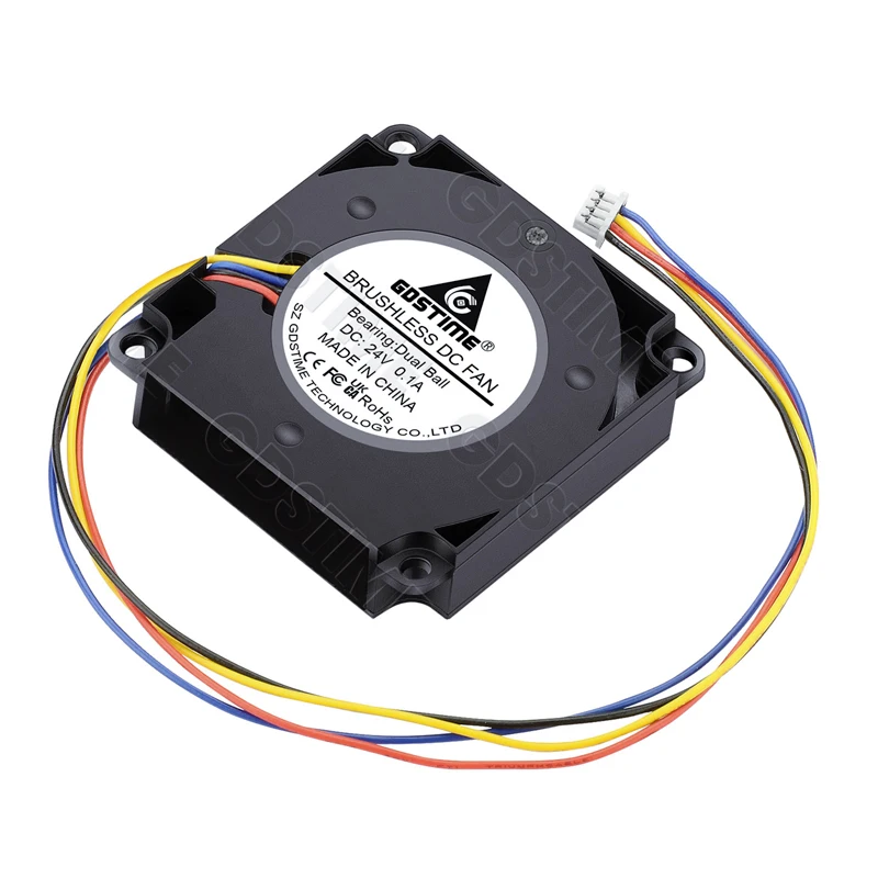 Gdstime 2 uds 40mm 24V ventilador de impresora 3D 40x10MM doble bola Turbo soplador 12000RPM enfriador de alta velocidad 4010 accesorios de impresora radiador