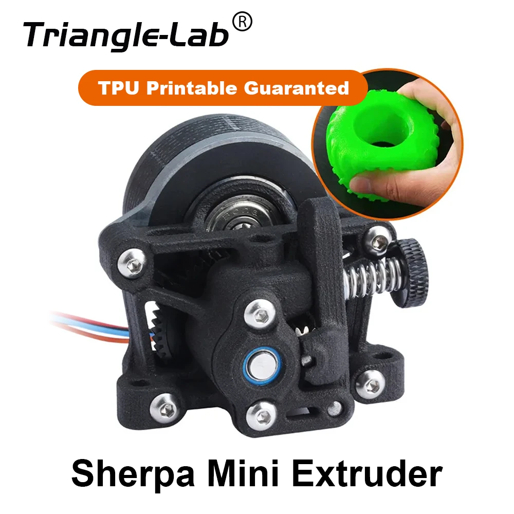 Extrusora RS Trianglelab Sherpa MINI SLS para Moldeo por Inyección, Extrusora DDB Ligera Compatible con Impresoras 3D Ender3, CR10, CR6, TEVO