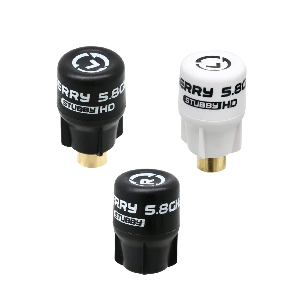 Antena FPV Rush Cherry 5.8G 1.2dBi LHCP/RHCP SMA MMCX UFL de largo alcance, antena FPV Cherry STUBBY para drones de carreras