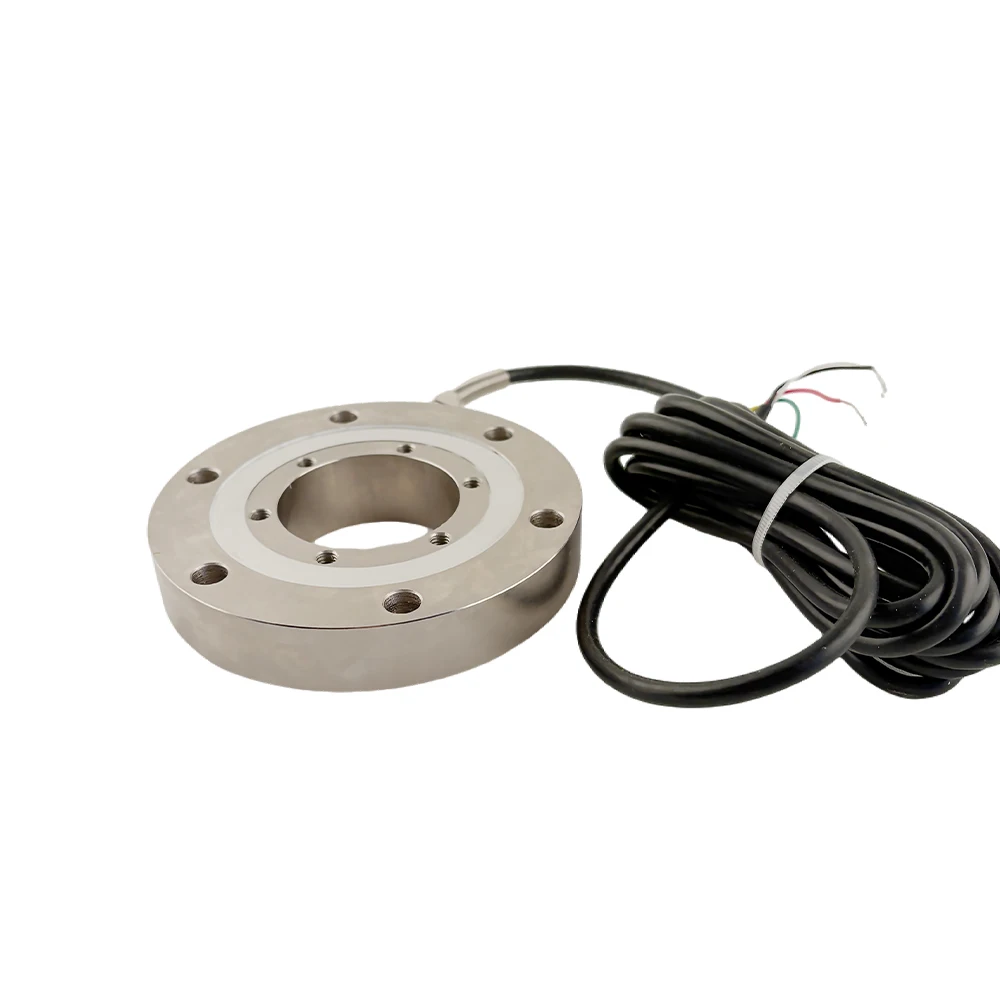 Célula de carga de anillo hueco tipo pancake, sensor de presión 0.1% F.S. Precisión para la Automatización Industrial y Pruebas de Pesaje