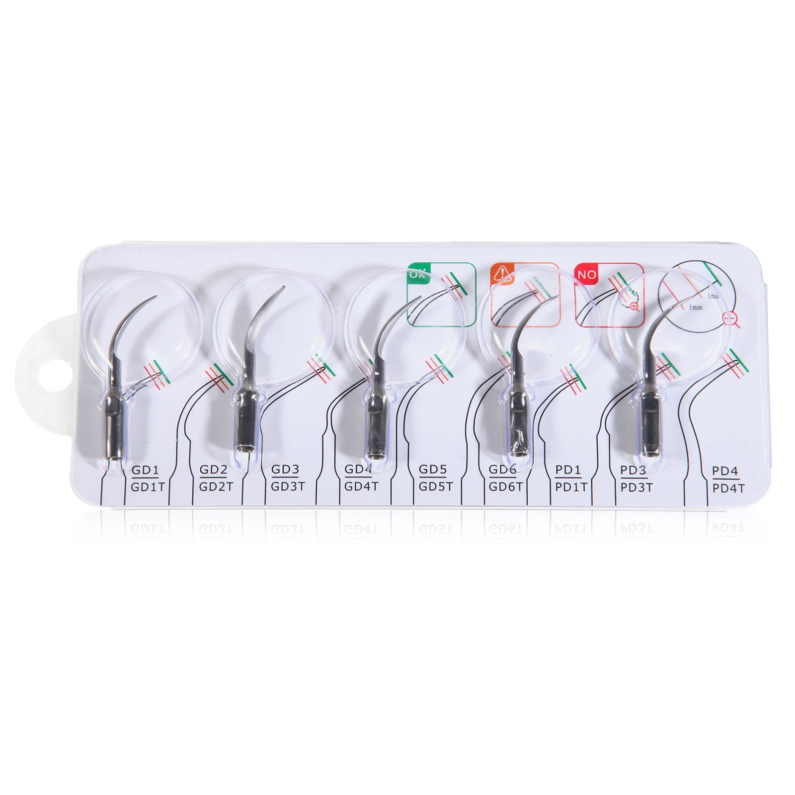 20 Uds. Puntas Endo de escalado ultrasónico Dental multifunción compatibles con pieza de mano DTE SATELEC