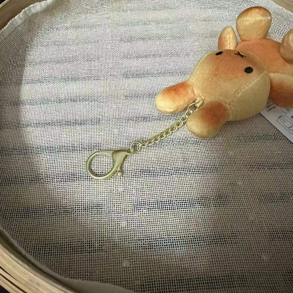 Llavero Decorativo con Colgante de Cabeza de Conejo Miffy Kawaii, Accesorio para Mochila, Regalo, Juguete