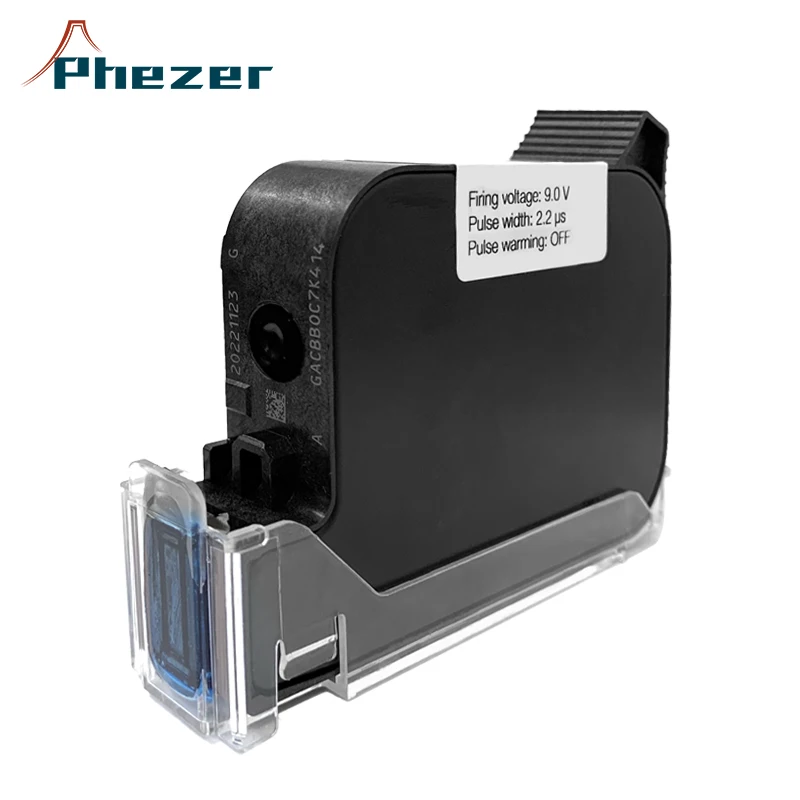 Cartucho de Tinta Phezer Nivel A, 1/3/5 Piezas, Impresora de Inyección de Tinta Portátil, Secado Rápido, Negro, Nivel B, 12.7mm, Piezas Originales para Oficina