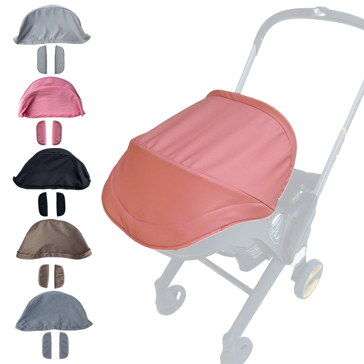Capota de Repuesto para Cochecito Mom Tan Compatible con Sillas de Auto y Cochecitos Doona+ y Doona I - Tela Transpirable y Resistente