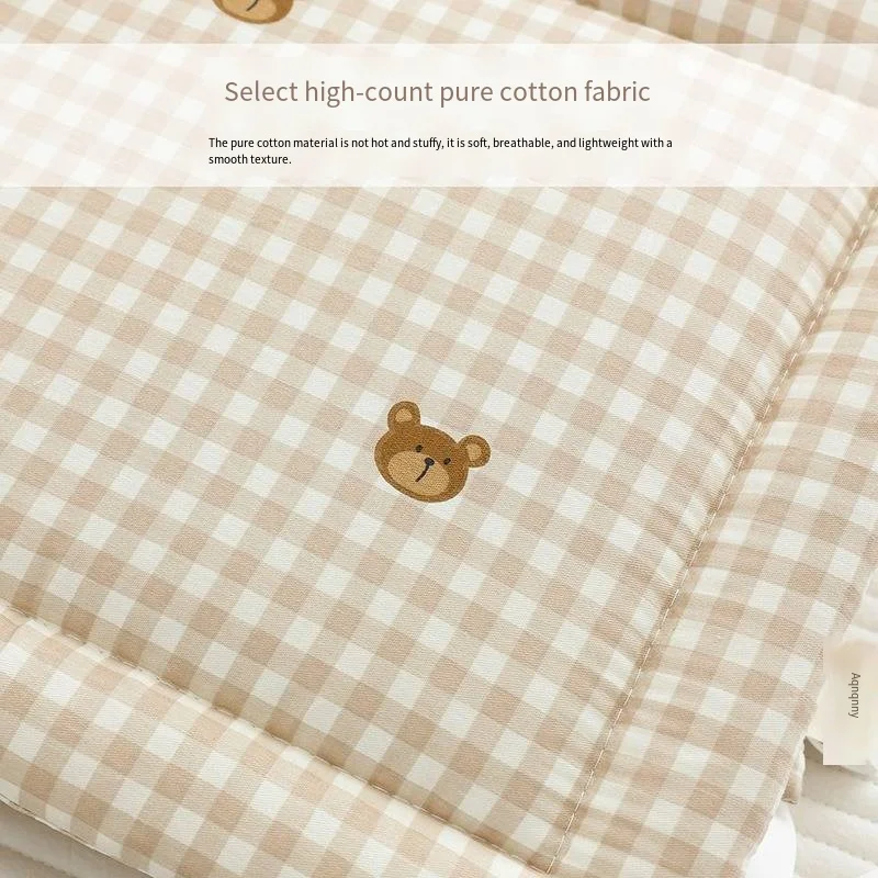 Parachoques para cuna, riel para cama de bebé puro y suave, tiras anticolisión para cama de bebé, cubierta protectora para cama de bebé, parachoques para cama de bebé