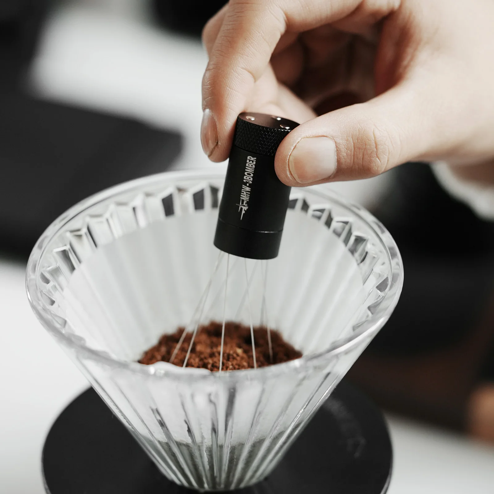 Herramientas WDT de MHW-3BOMBER 2,0, distribución de agitación de café, soporte de absorción magnética ajustable, accesorios para Espresso, regalos de Barista