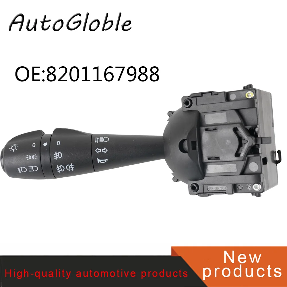Para Renault Dacia Logan Lodgy Sandero Dorker indicador de coche interruptor de luz de cabeza de señal de giro tallo de dirección 251682 8201167988