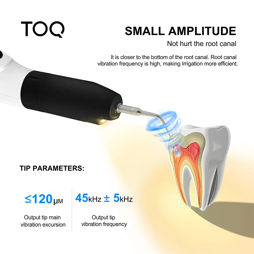 Nuevo activador ultrasónico inalámbrico Dental LED, activador Endo Ultra, lavado de dientes ultrasónico con 6 puntas, herramientas de odontología