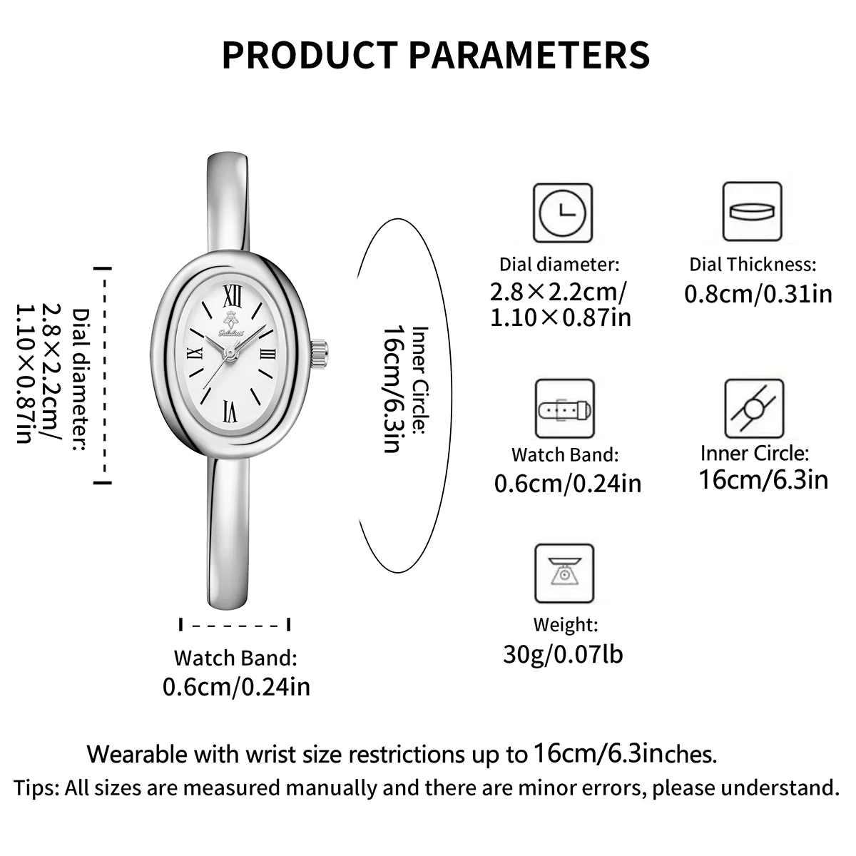Reloj de pulsera de cuarzo resistente al agua de lujo de la marca YaLaLuSi con diseño minimalista, viene con caja de regalo: regalo perfecto para mujeres