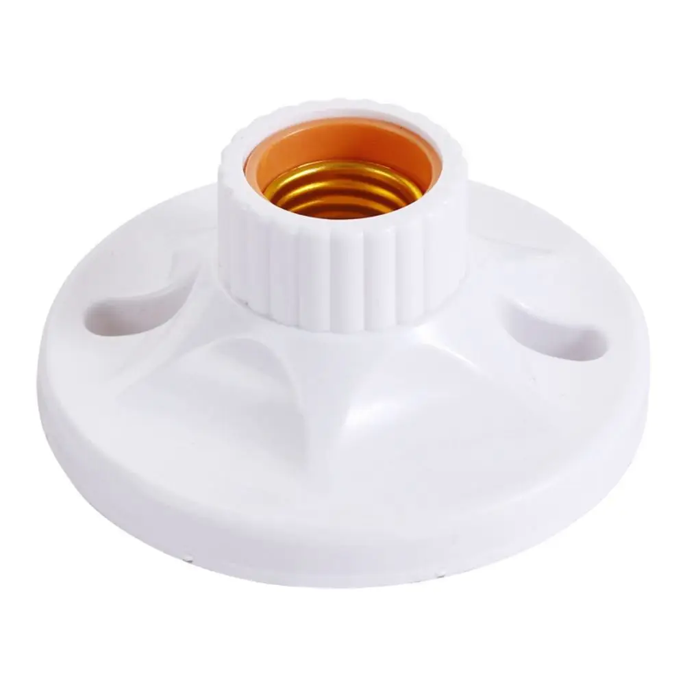 Adaptador de lámpara colgante de tornillo E27 para el hogar, Base de bombilla, soporte de bombilla LED, enchufe redondo
