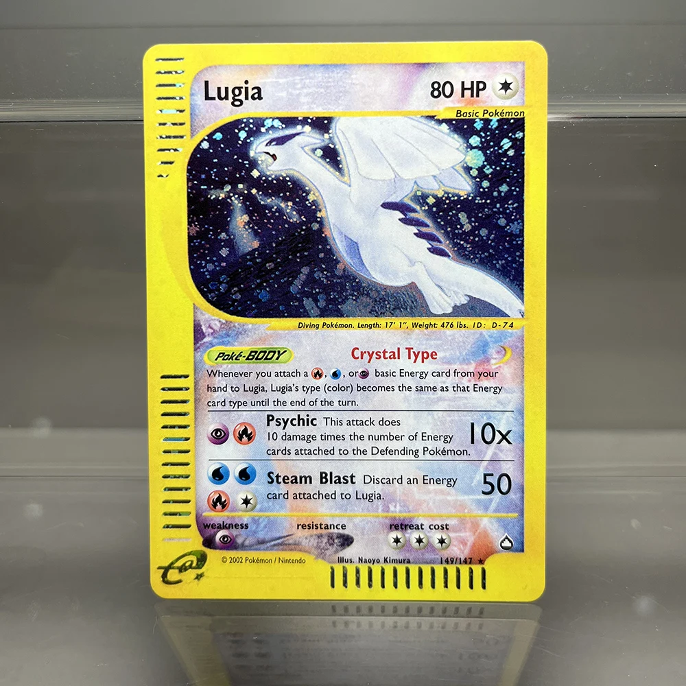 Tarjetas de Juego Pokémon de Primera Edición de 1996, Tarjetas Base Individuales, Charizard Brillante, Lugia, Wigglytuff, Colección de Tarjetas, Tarjetas Proxy PTCG