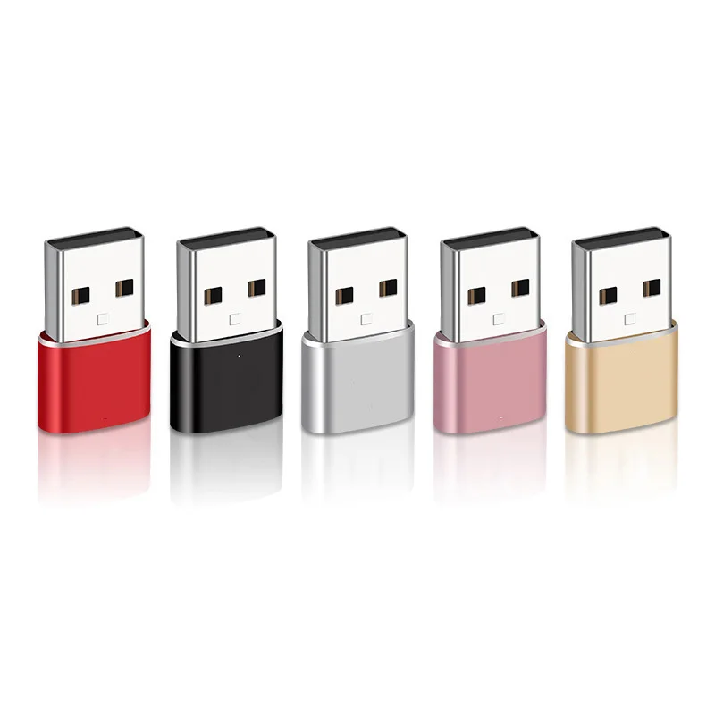 Adaptador USB OTG macho a tipo C hembra, convertidor de Cable tipo C para Nexus 5x6p Oneplus 3 2 USB-C, cargador de datos