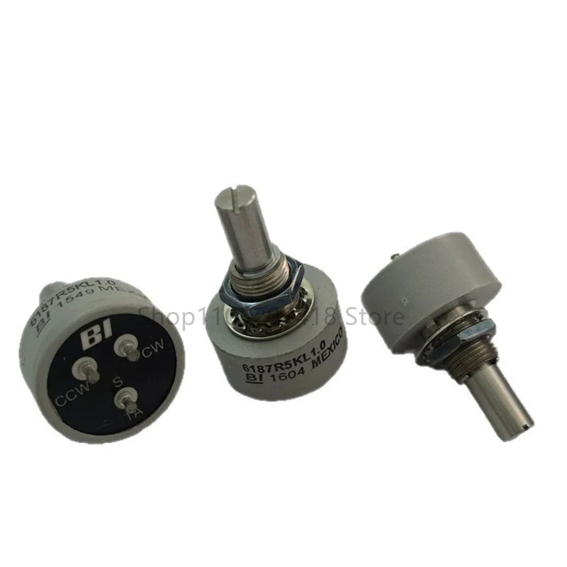 1 Uds 360 grados ilimitado nuevo potenciómetro de plástico conductor individual 6187R 1K 2K 5K 10K 6187-138A LF R20K