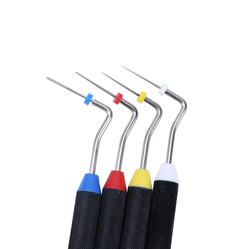 Pinza Endodóntica Buchanan con Punta de NiTi # 0 # 1 # 2 Herramientas Endodónticas para Compactación Vertical de Gutta Percha, Instrumento de Odontología