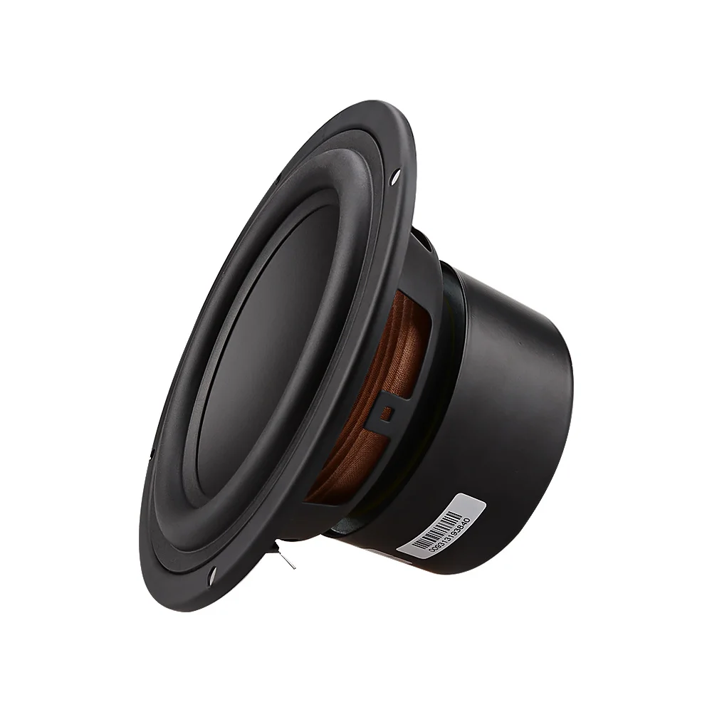 AIYIMA-altavoz de graves potentes para cine en casa, Subwoofer de 5,25 pulgadas, 4/8 Ohm, 40W, para estantería, Audio para coche, bricolaje, 1 piezas