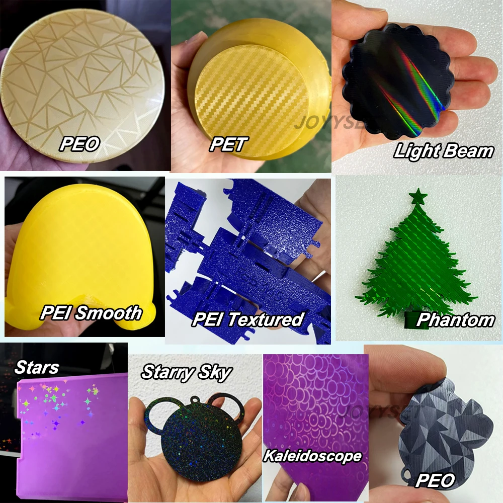 Placa de Construcción X1C P1P P1S P2S A1 X1 para Bambu Lab A1, Lámina Lisa de PEI, PEO, PET para Impresora 3D Bambulab A1 P1P, Placa de Construcción para Base Calefactora