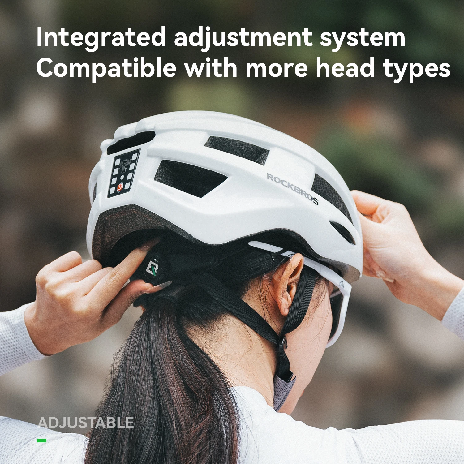 Casco de Ciclismo ROCKBROS con Luz Trasera de Advertencia Tipo-C para MTB y Carretera, Casco de Bicicleta de Seguridad con Moldeo Integral de EPS y PC