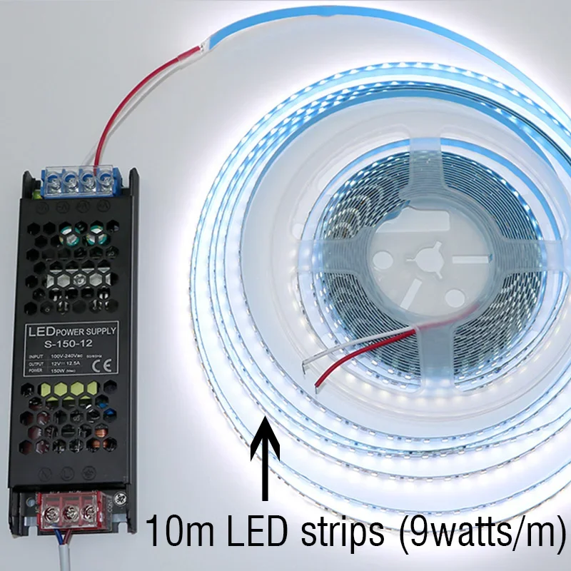 Fuente de Alimentación de Voltaje Constante 48W 60W 100W 150W 200W 300W 400W, Controlador Delgado para Tiras LED, Transformadores de Iluminación DC 12V / 24V