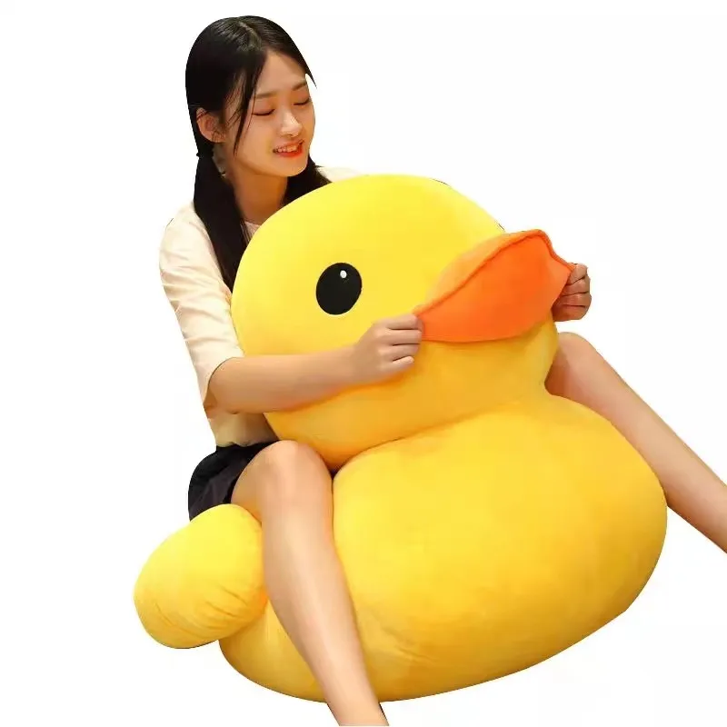 Mini muñecos de peluche de pato amarillo grande, juguete de animales de peluche de dibujos animados suaves y bonitos, regalos de cumpleaños para niños, festival de bebé para niñas