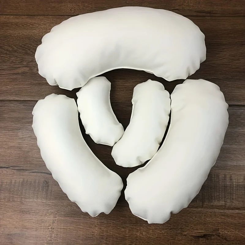 5 unids/set accesorios de fotografía recién nacido almohadas de frijol accesorios de fotografía auxiliares de media luna relleno de cesta de bebé almohada para posar accesorios de fotografía