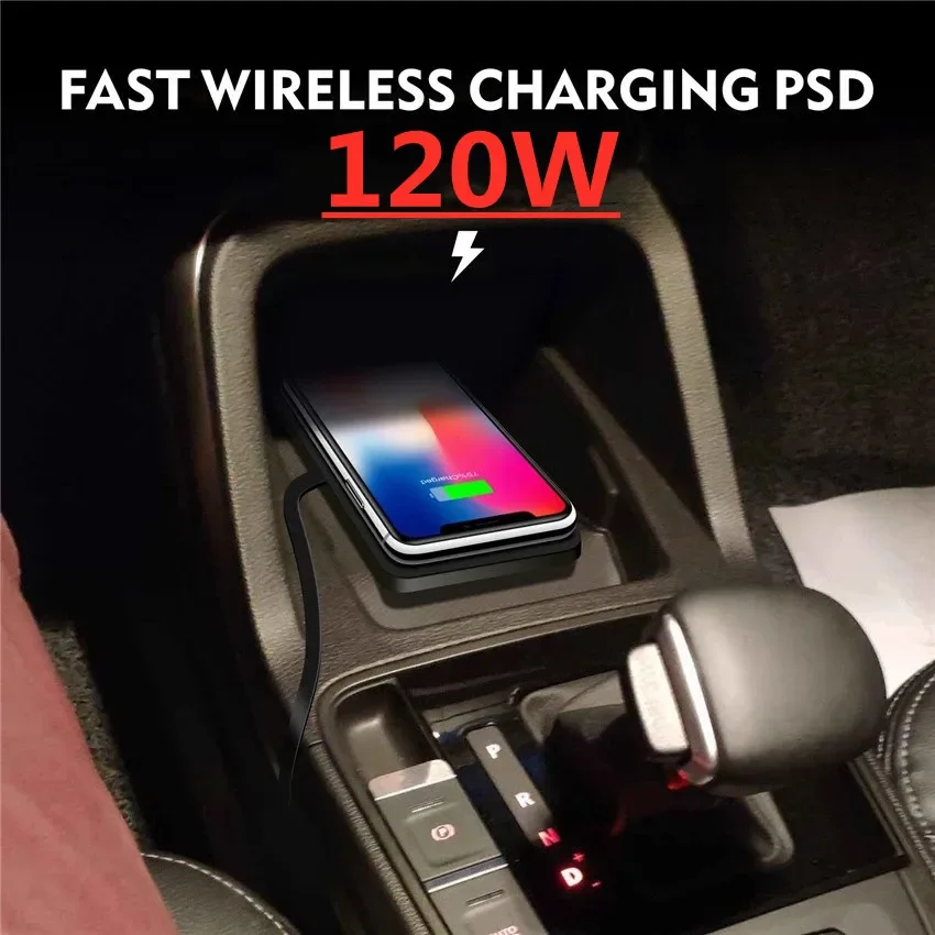 Cargador Inalámbrico para Auto, Base de Silicona para iPhone 17 16 14 13 12 Xiaomi Samsung Huawei, Carga Rápida Inalámbrica para Teléfono Móvil