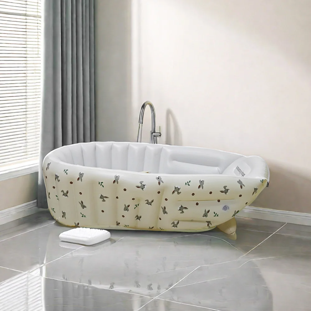 Bañera de animales para bebés, piscina inflable portátil al aire libre para niños, piscina para recién nacidos