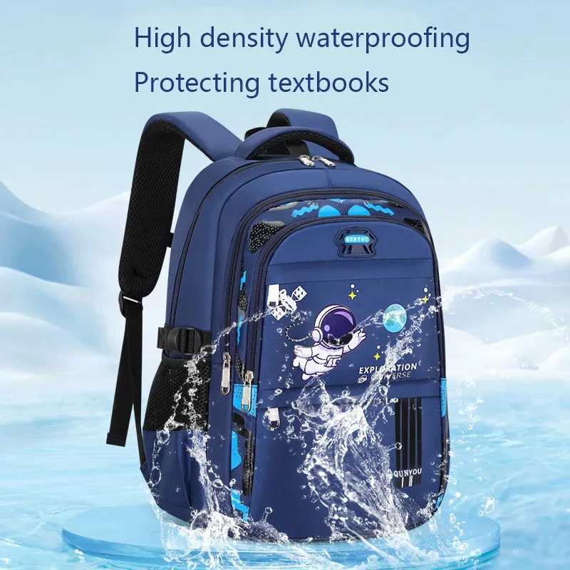 Mochila para niños, mochilas escolares para niños, Mochila escolar de astronauta, bolsa de libros primaria impermeable, Mochila Infantil