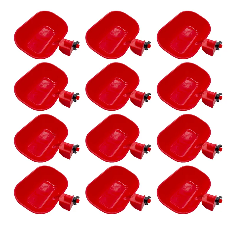 Cuencos automáticos para beber aves de corral, bebedero grande y grueso para gato, perro, pollo, pato, G1/8, alimentador de pollos de hilo macho, 5/10 Uds.