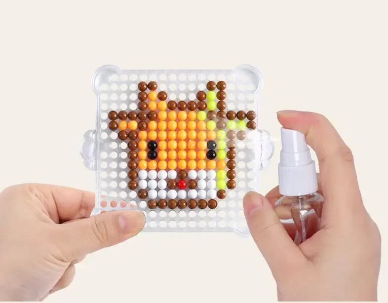 Paquete de recarga 300 unids/bolsa 36 colores 5mm cuentas de agua Spray cuentas mágicas rompecabezas educativos 3D accesorios para juguetes para niños