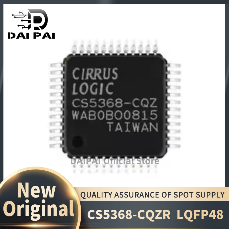 (5 unids/lote) 100% nuevo Original CS5368-CQZR CS5368-CQZ CS5368 convertidor LQFP48 Chipset