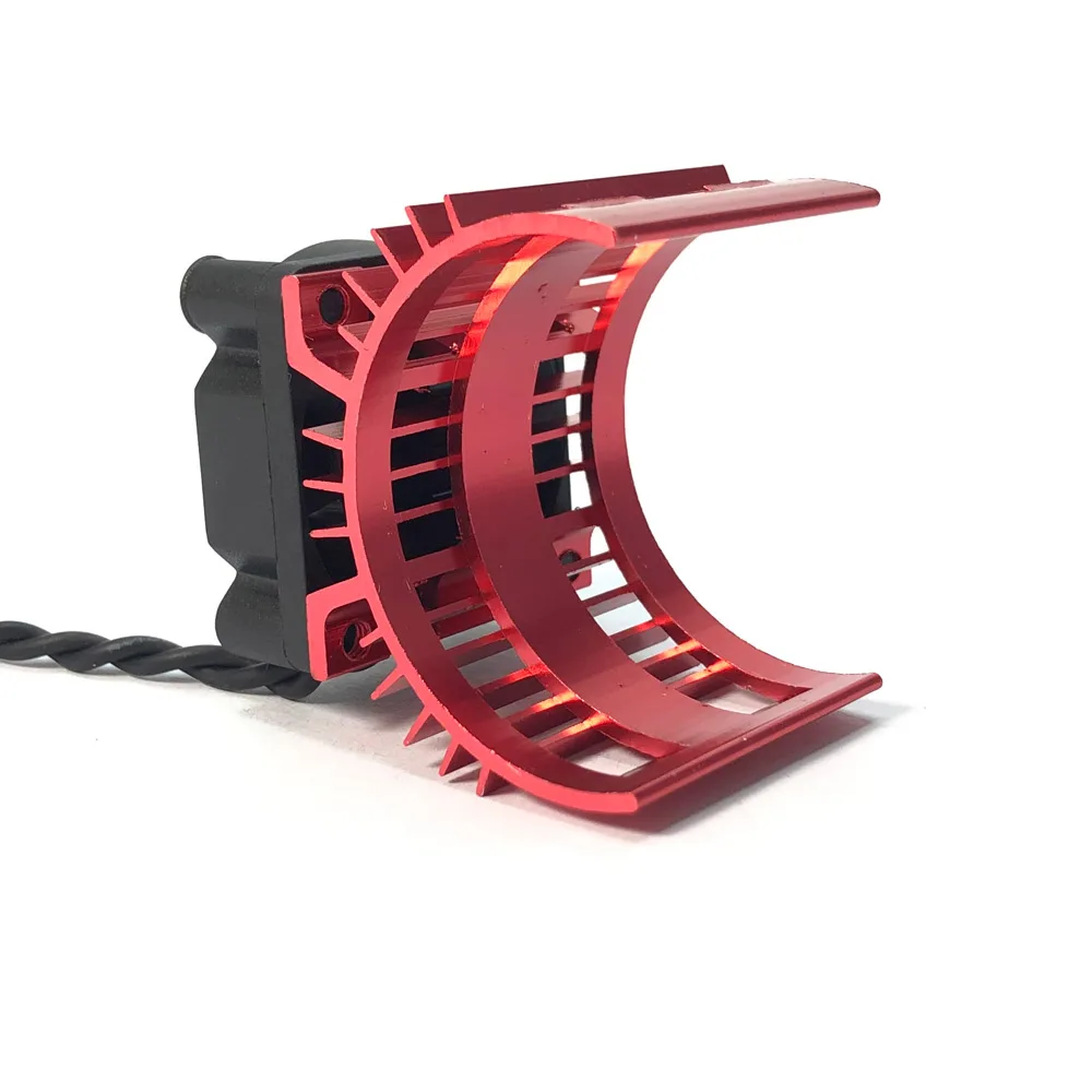 YSIDO RC Car 540 550 3650 3660 3665 cubierta de Motor eléctrico sin escobillas disipador de calor ventilador de refrigeración para Wltoys 124017 124016   Piezas