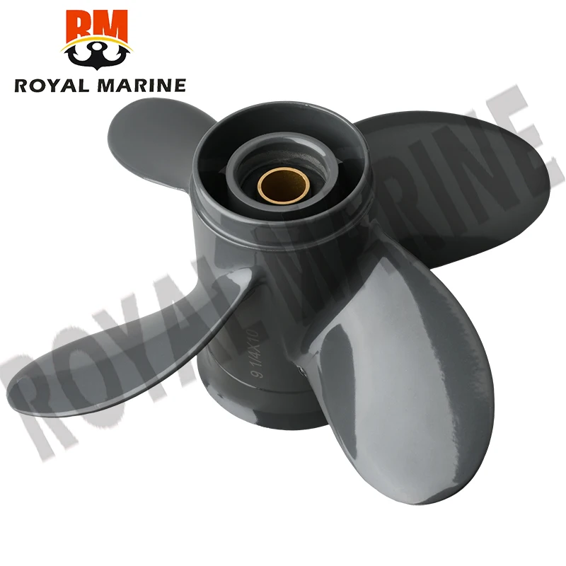 Hélice 9 1/4X10 para fueraborda Honda y Yamaha BF8D BF9.9D BF9.9 BF15A BF15D BF20 8 estrías 58134-ZV4-010AH
