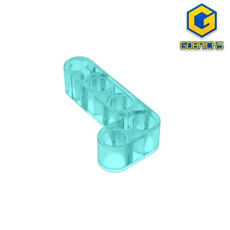Gobricks GDS-671 Técnico, Liftarm, Modificado Doblado Grueso Forma de L 2 x 4 compatible con lego 32140 piezas de juguetes para niños