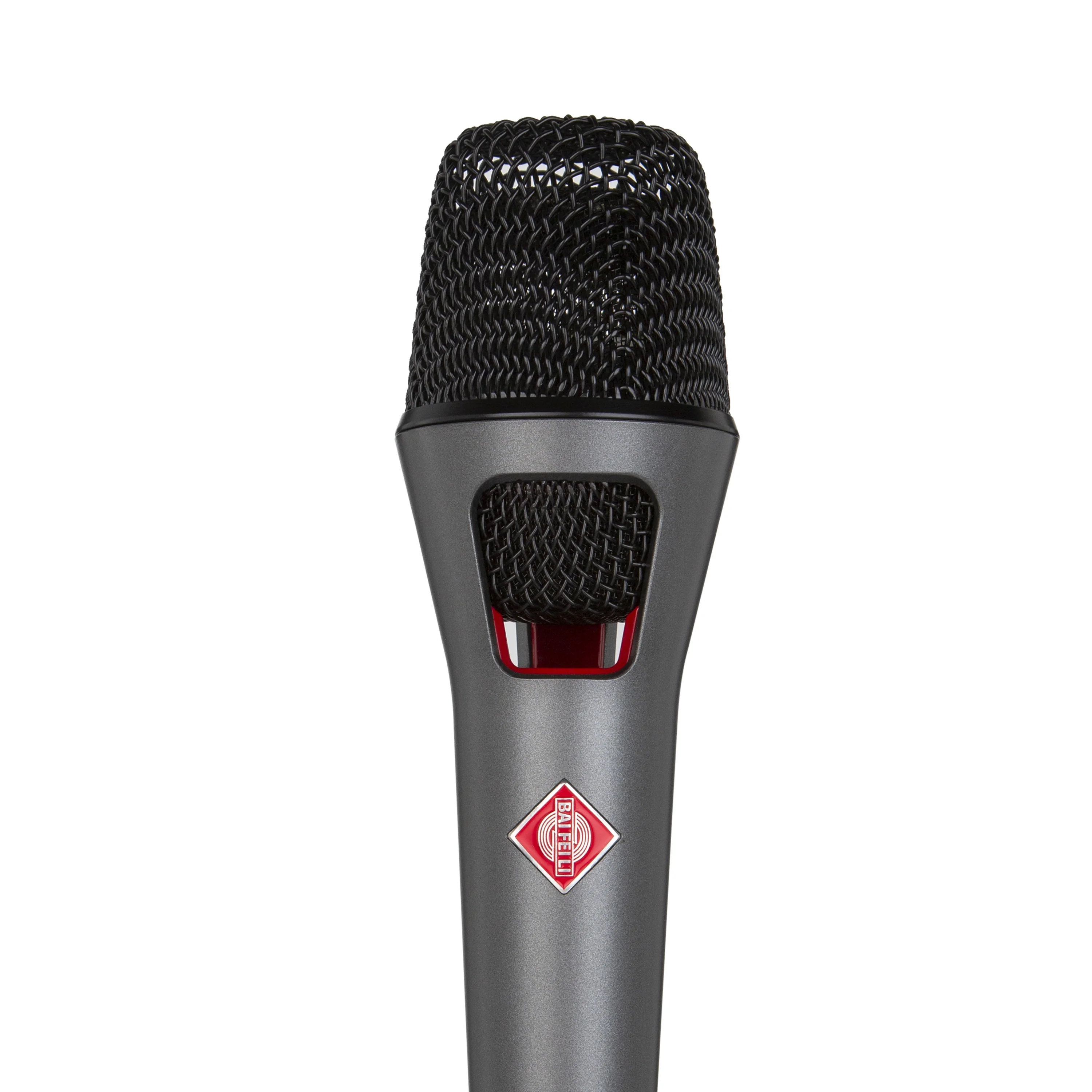 BAIFEILI-micrófono condensador de mano con cable cardioide KK707, con diafragma grande de 34mm para altavoz, canto de Karaoke, amplificador y mezclador