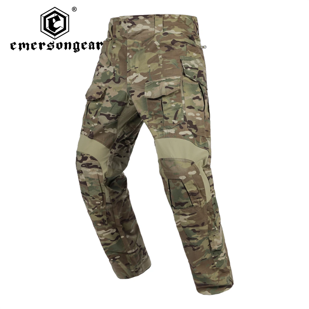 EMERSONGEAR G3 uniforme de combate Airsoft camisa pantalones con rodilleras táctica GEN3 BDU caza Multi-camo ropa de camuflaje EM9351