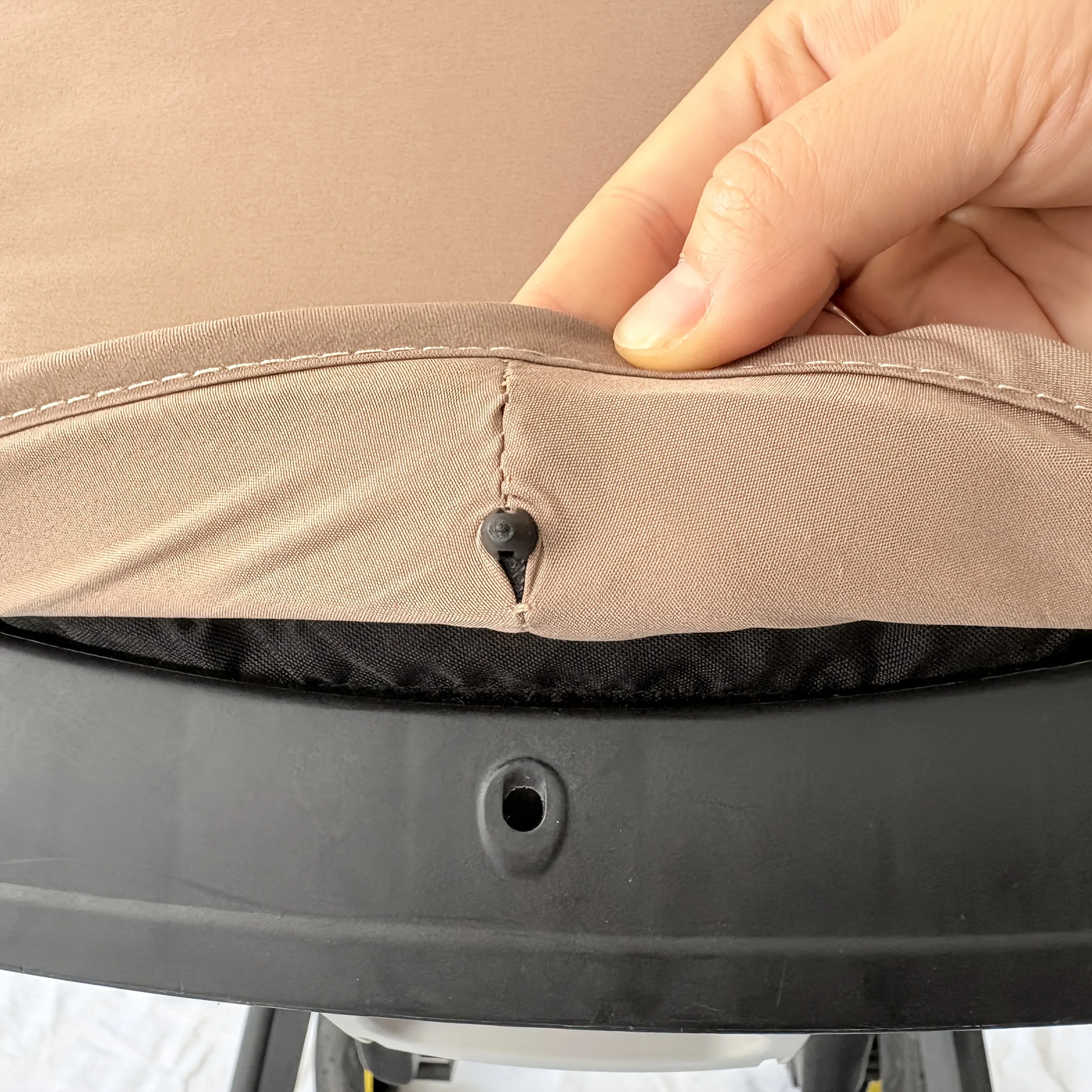 Para Doona+, Conjunto de Repuesto para Silla de Auto y Cochecito Doona I - Capota Color Caqui + 2 Protectores de Hombro, Tela Suave al Tacto, Ajuste Perfecto