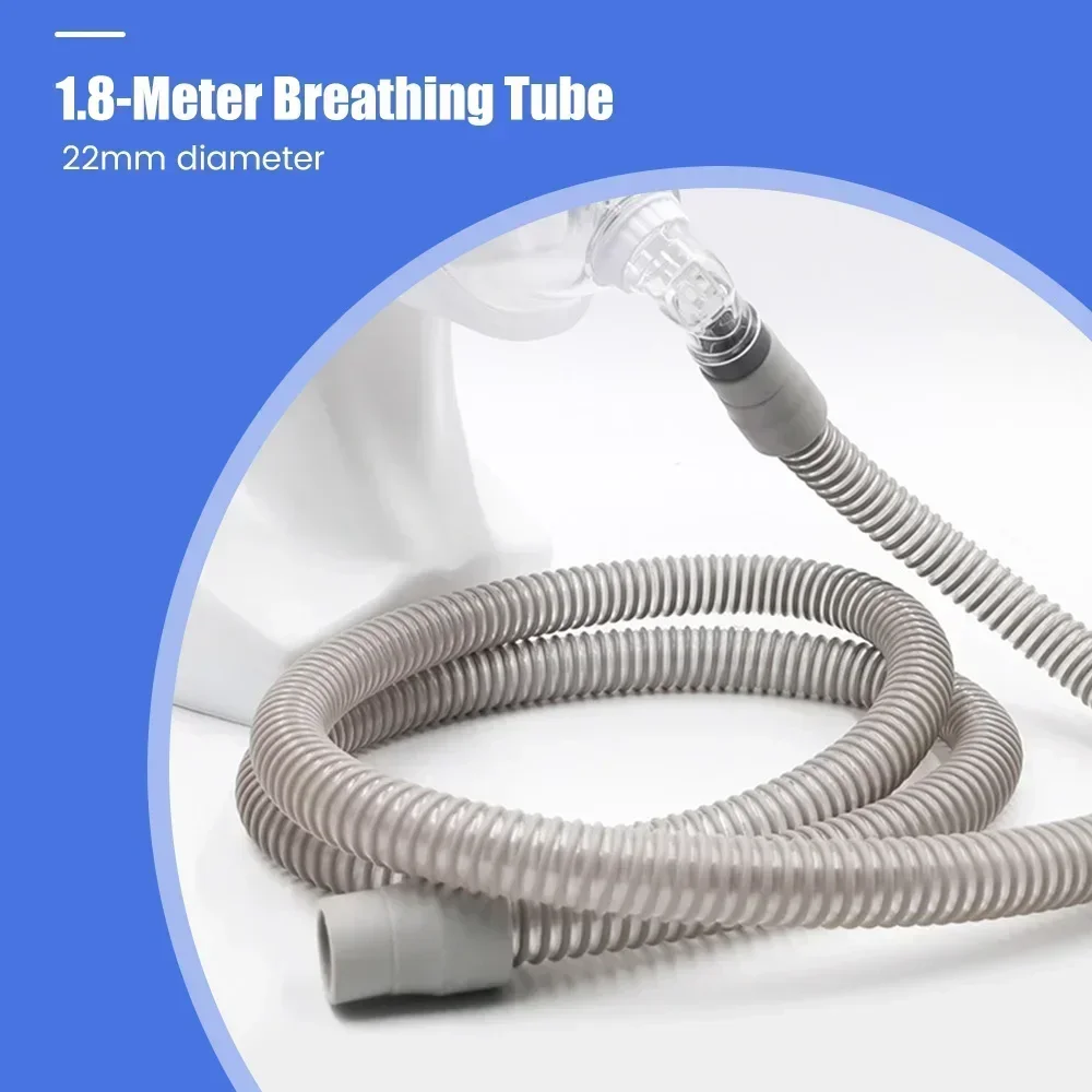 Máscara Facial Completa CPAP Original y Arnés para la Mayoría de Máquinas Auto CPAP/BiPAP, Máscara APAP que Mejora la Comodidad, Alivia el Ronquido y la Apnea del Sueño