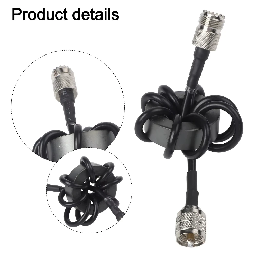Bobina de estrangulación de onda corta, anillo magnético EM-25 EM-43, accesorio de Radio HF, 200W, 1000W, supresión de ruido, interferencia electromagnética