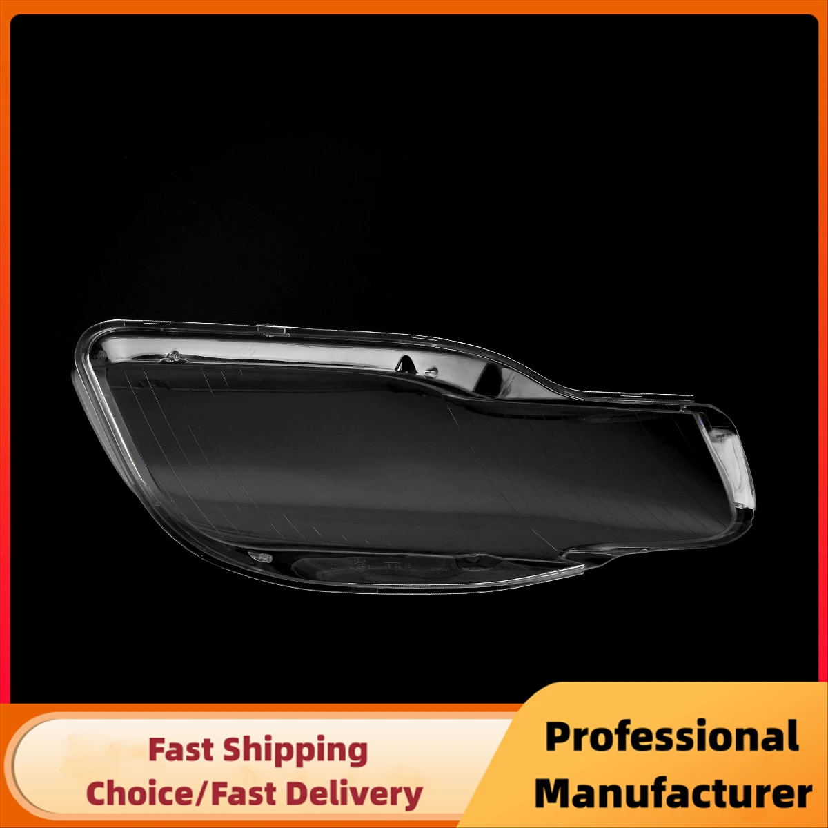 Para Audi A4 B7 S4 RS4 2006 2007 2008 cubierta de lente de faro delantero 1 par de pantalla transparente cubierta de faro transparente